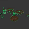 Wooden Round Tables And Matching Chairs For Home Dining Furniture Set