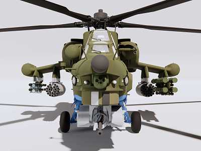 armed helicopter model