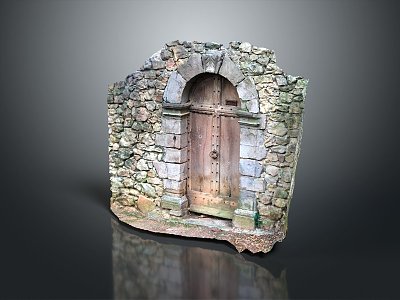 Ancient Building Door Ancient Building Door Chinese Style Door Antique Door Classical Door Chinese Style Door Chinese Style Entrance Traditional Door 3d model