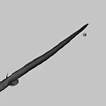 Slender Aquatic Fish With Elongated Gray Body And Streamlined Shape In Neutral Background