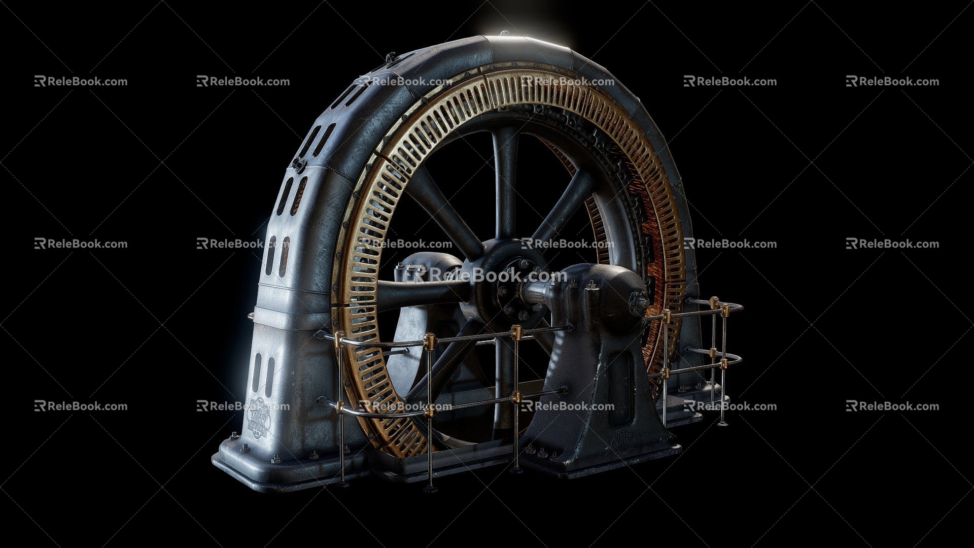 Modern generator generator generator wheel old generator wheel for steam engine power generation model