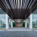 Modern Gate Simple Entrance Gate 3d model