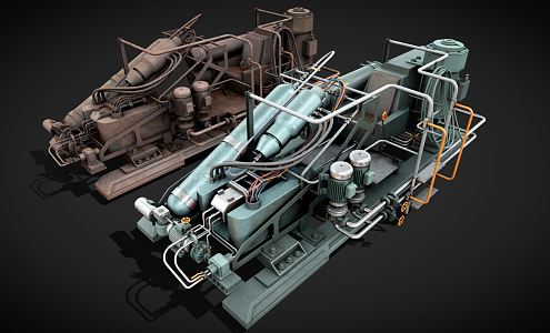 Modern Industrial Equipment Mechanical Equipment 3d model