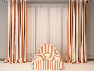 Curtains 3d model