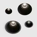 Black Downlights And Spotlights In Different Sizes For Modern Home Lighting