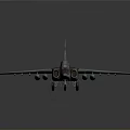 Detailed 3D Model of Camouflage Military Aircraft with Missile Launchers in Aerospace Design