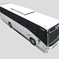 Bus double-decker bus double-decker bus passenger car low face number low model simple model game sub-era film and television level 3d model