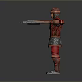 Warrior Samurai Soldier Guard Assassin Killer Ancient Soldier Ancient Assassin Killer 3d model
