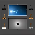 Projection Monitoring System With Wall Mounted Cameras Projector And Display Screen