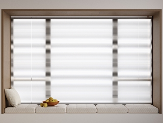 Venetian blinds Floating Window Curtain Shangri-La Curtain Honeycomb Curtain Vertical Curtain Cloth Curtain Cushion 3d model