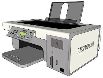 Modern Printer Small Printer 3d model