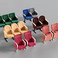 Colorful Armchairs Collection With Green Blue Yellow Red And Brown Tones