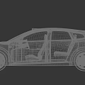 Purple Modern Car With Sleek Body And Autonomous Driving Roof Sensor