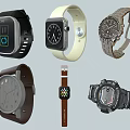 modern watch 3d model