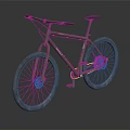 Green Mountain Bike with Black Handlebar and Seat Wide Tires for Off Road Riding
