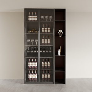 Wine Cabinet 3d model