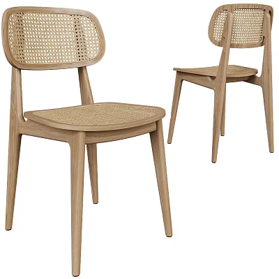 New Chinese Style Titus Single Chair Single Chair 3d model