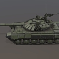 T72B3 main battle tank Soviet tank Russian tank heavy tank low face number low model simple model game sub-era film and television level realism 3d model