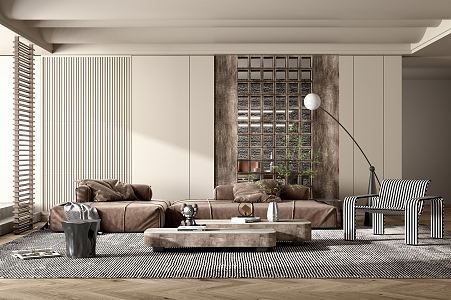 The Silent Living Room 3d model