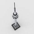 Lego LEGO Toy Blocks Sky Tower Sky Tower TV Tower 3d model