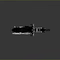 Black Classic Cruiser Motorcycle With White Handlebars Large Tires Isolated On Gray Background