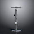 Manual Air Pump With Handle Base Hose And Nozzle For Inflation Use