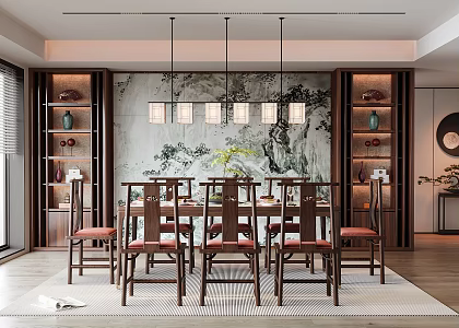 New Chinese Restaurant 3d model