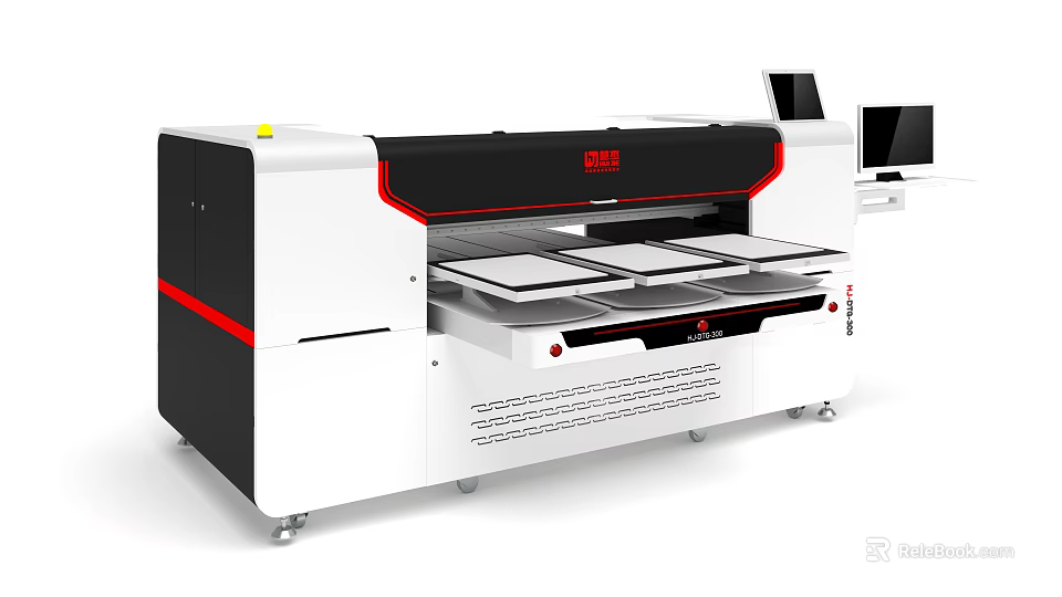 Intelligent Industrial Machine With Multi Tray System For Automated Material Processing 3d model 