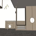 Hotel Guest Room Featuring Slide Red Playhouse White Sofa And Green Tree Decor