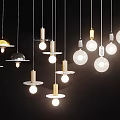 Modern chandelier 3d model