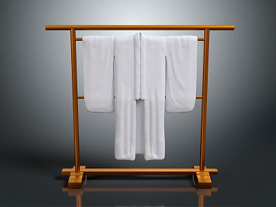 Japanese-style kimono Japanese clothing rack model