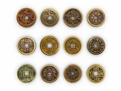 Chinese copper money model