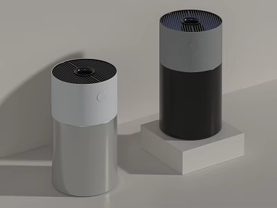 Modern Daily Use Appliances With Distinct Color Designs 3d model