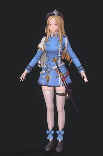 Characters 3d model