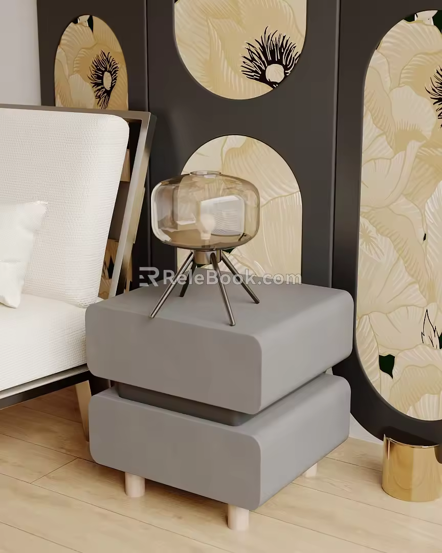 Modern Table Lamp Combination Table Lamp Bedside Table 3d model