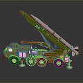 missile vehicle anti-aircraft missile vehicle cruise missile vehicle anti-tank missile vehicle military vehicle military vehicle transportation 3d model