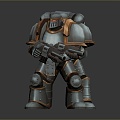 Mech Warrior Mech Soldier Machine Battlearm Mechanical Battlearm Machine Fighter Robot 3d model