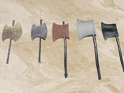 Modern Axe Item Axe 3d model