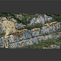 Terrain Model Featuring Green Vegetation Water Bodies And Natural Landform Details