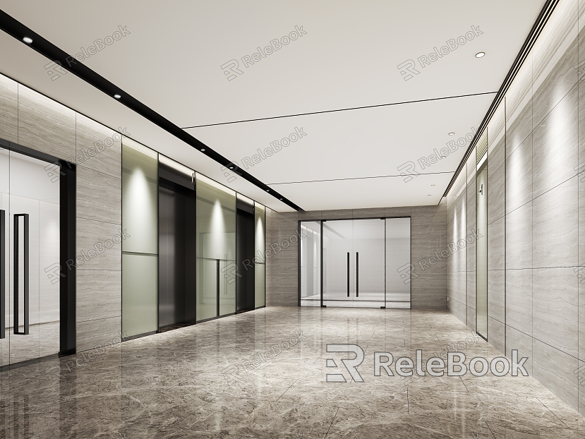 Elevator hall model