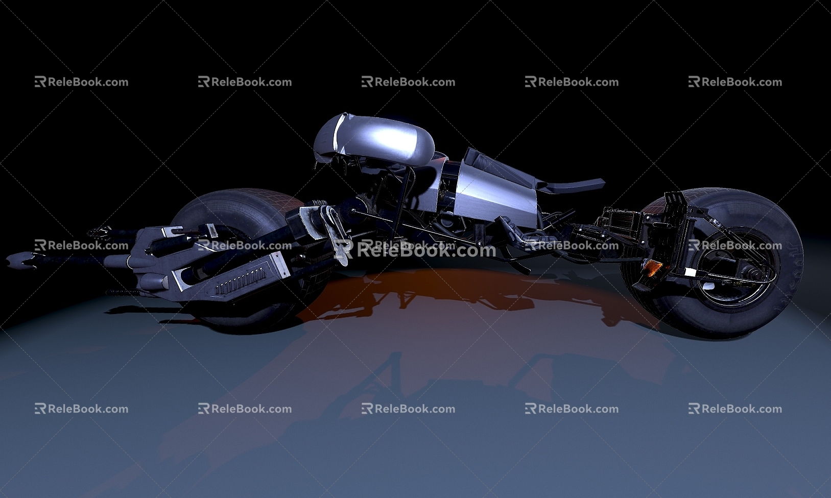 Concept Motorcycle Sci-Fi Motorcycle Cyberpunk SCIFI Motorcycle PBR Next Generation 3d model