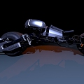 Concept Motorcycle Sci-Fi Motorcycle Cyberpunk SCIFI Motorcycle PBR Next Generation 3d model