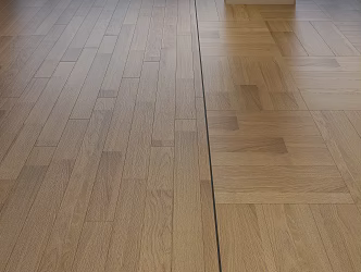 Solid wood flooring 3d model