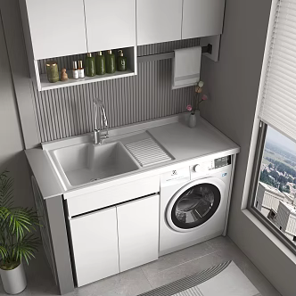 Balcony Cabinet 3d model