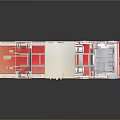 Bus Large Bus CMB Medium Van Large Van Bus School Bus Van Box Car 3d model
