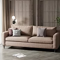 Modern double sofa 3d model