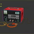 Henry's Red Portable Emergency Equipment With Power Cables And Flexible Hoses