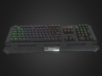 SteelSeries RGB Backlit Mechanical Gaming Keyboard with Ergonomic Design for Gamers 3d model
