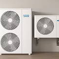 Modern air conditioner external unit 3d model