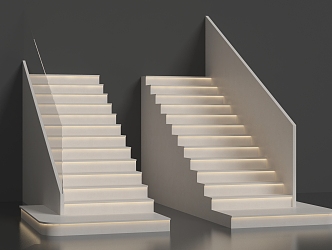 Silent Wind Stairs 3d model